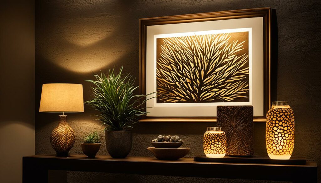 Accentverlichting in het interieur
