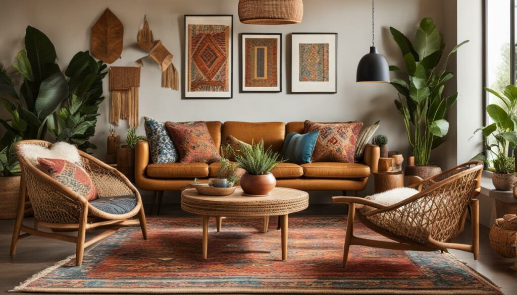 Boho-chic meubelsselectie