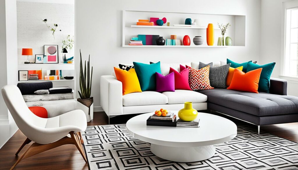Design accenten in een modern interieur