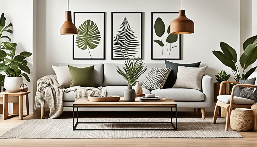 Essentiële Scandinavische Stijl in een Serene Woonruimte