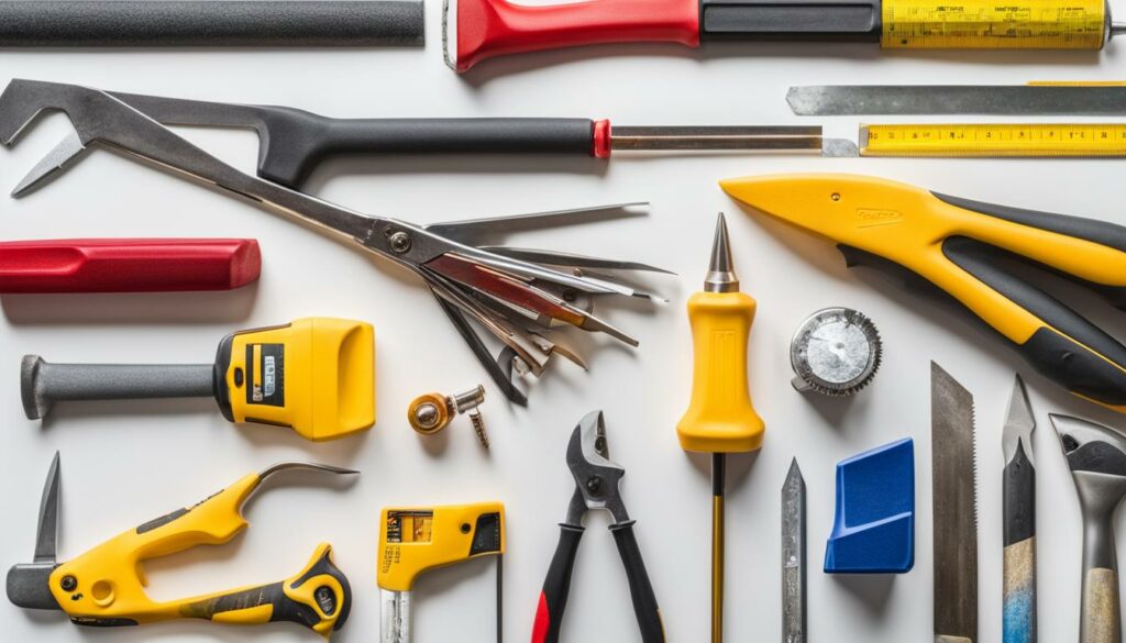 Gereedschap voor DIY huisdecoratie