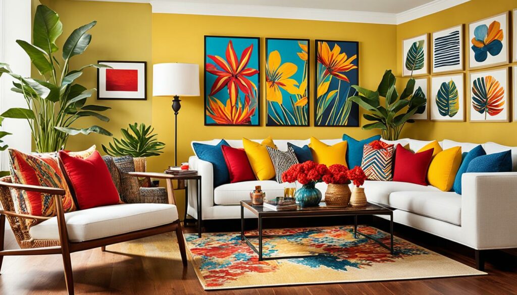 Inspirerende wanddecor voor een levendig interieur