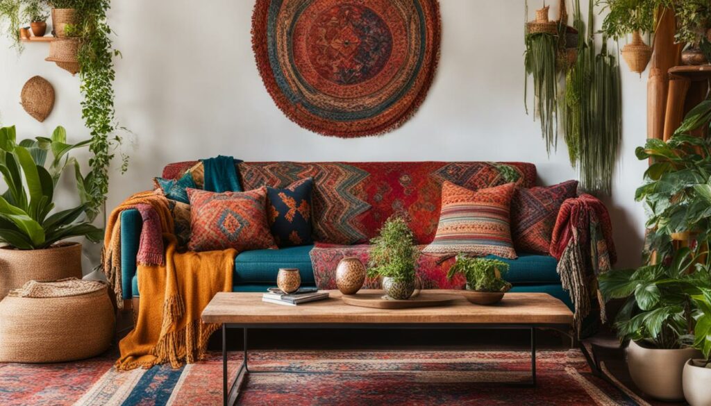 Kleurrijk interieur met Bohemien touch