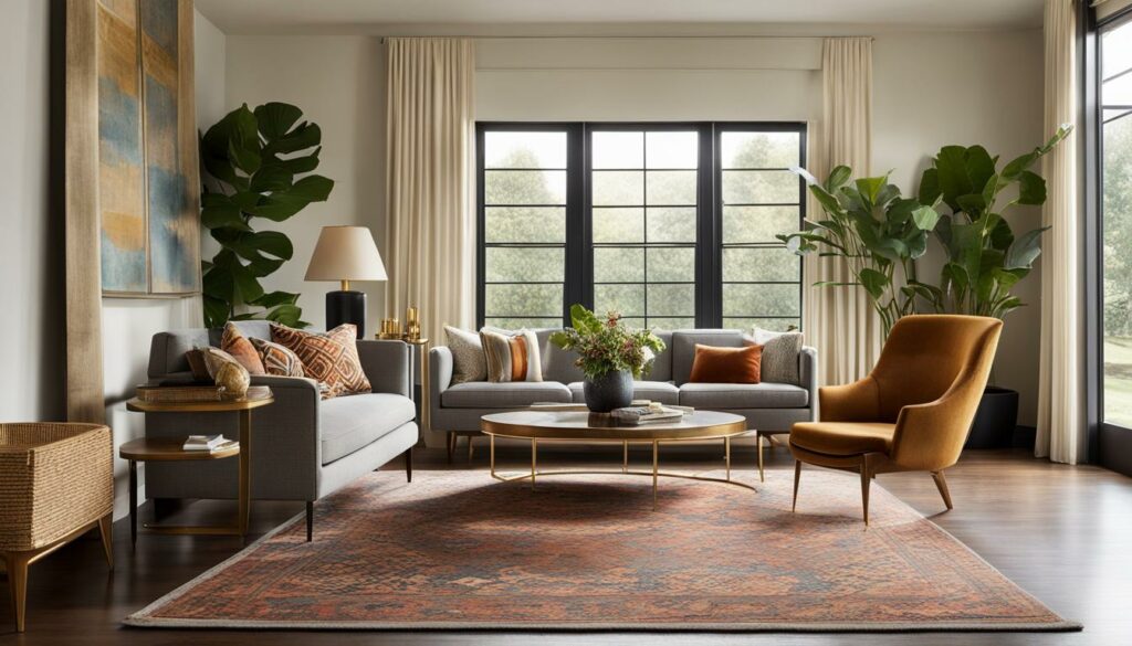 Vintage accenten in modern interieur