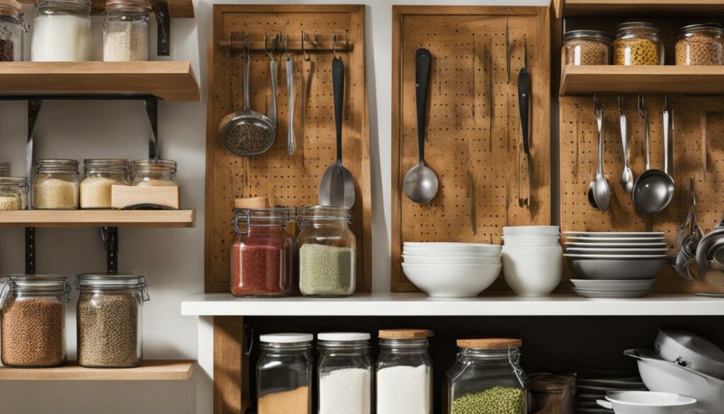 Zelfgemaakte opslag ideeën voor de keuken